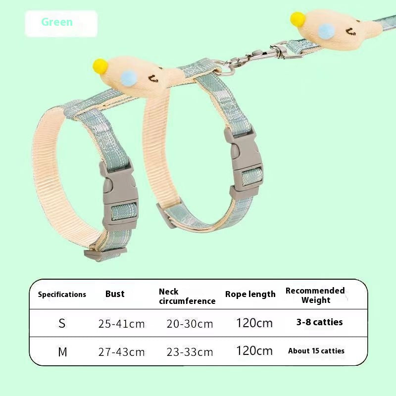 Pet Hand Holding Rope I-Shaped Chest And Back Suit