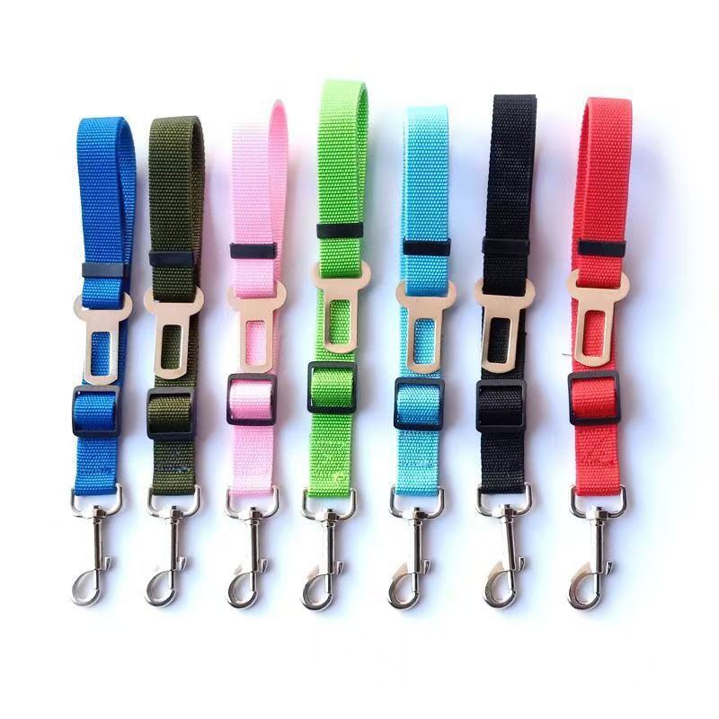 Adjustable Dog Car Seat Belt With Collar