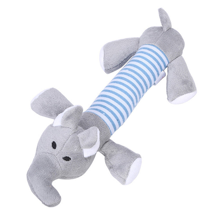 Long Four-Legged Elephant Pet Plush Toy