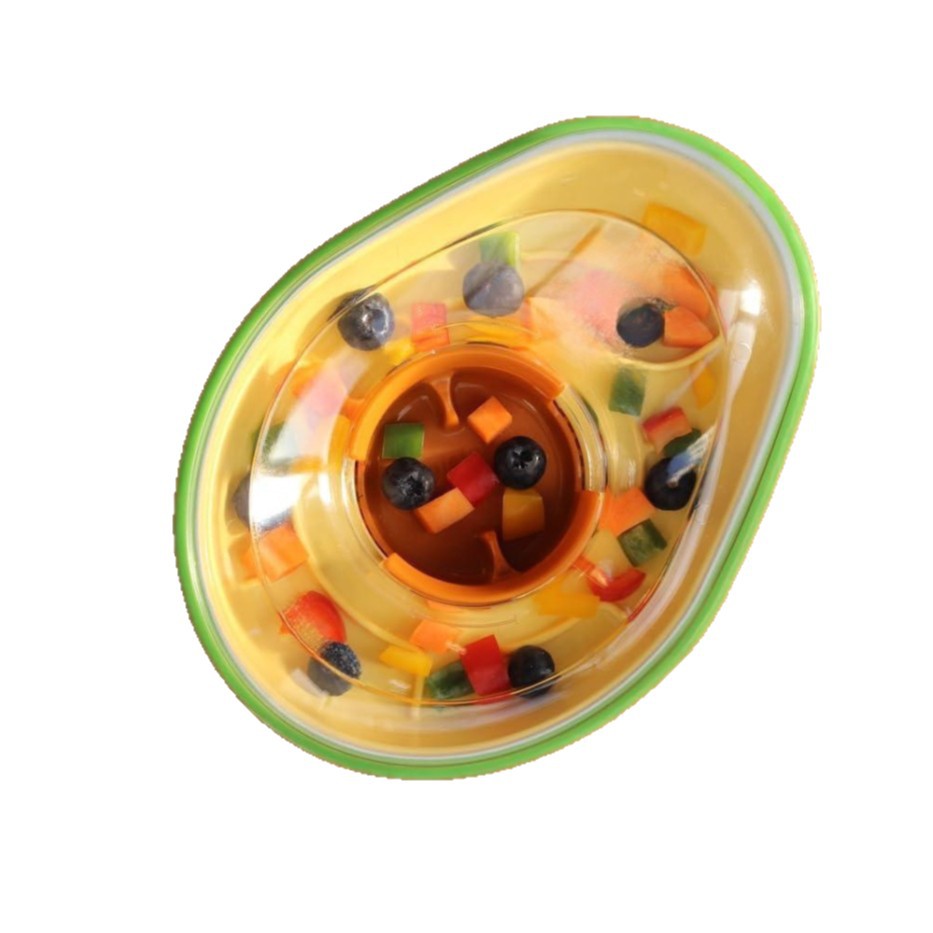 Anti-Tumble Avocado Pet Bowl