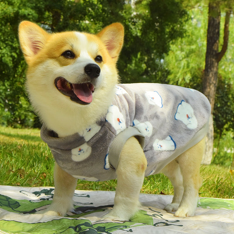 Dog Clothes Fall And Winter Medium-Sized Anti-Dirty Warm Padded Vest