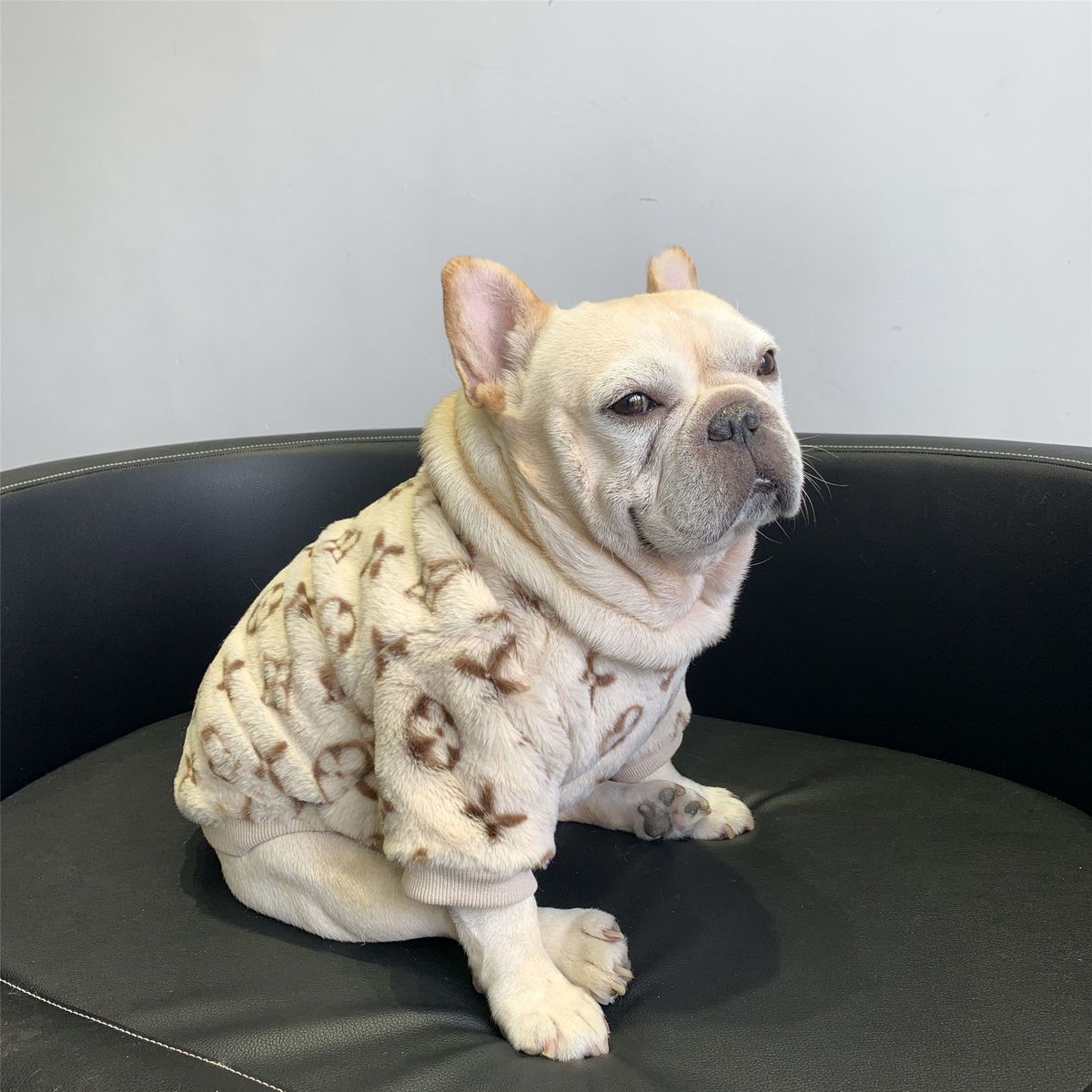 Fleece-Lined Polyester Padded Dog Coat