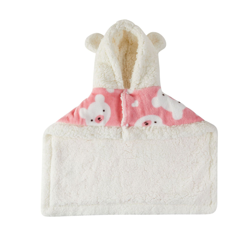 Thickened Flannel Hooded Shawl Pet Pajamas