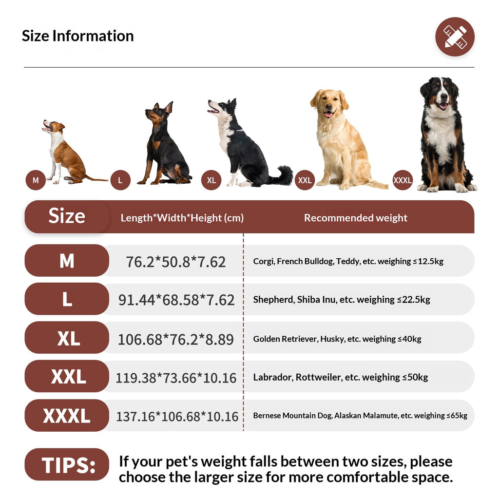 Four-Season Warm Dog Bed Mat