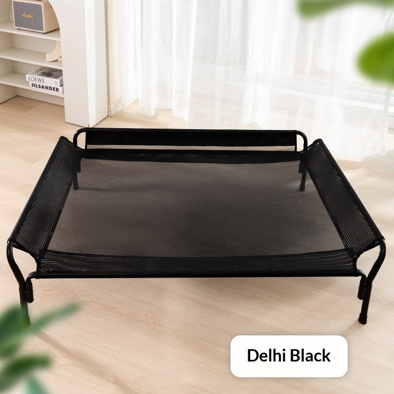 Cartoon Striped Camping Bed For Medium To Large Dogs