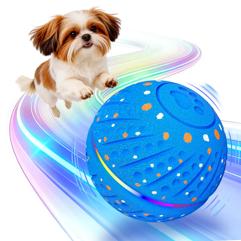 Interactive Rolling Bouncing Dog Ball With LED Lights