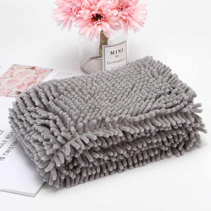 Chenille Quick-Drying Absorbent Dog Towel