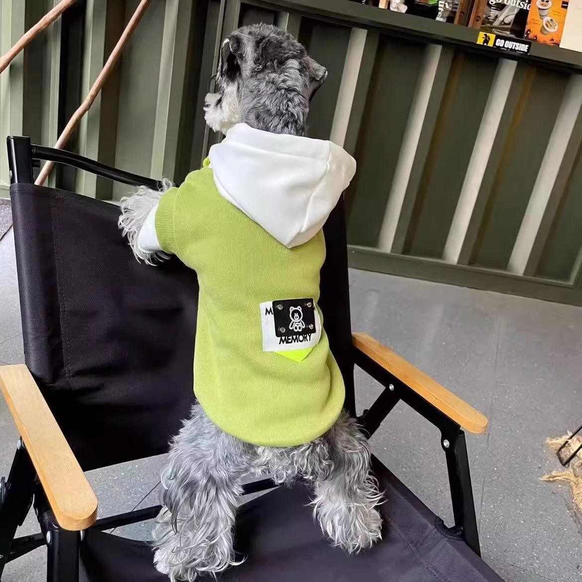 Fleece-Lined Insulated Hooded Pet Sweatshirt