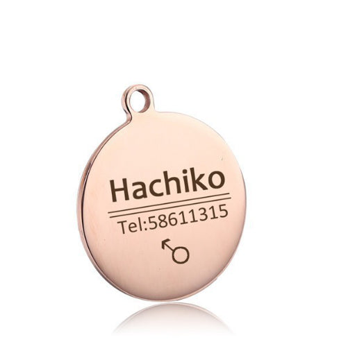 Engraved Pet ID Tag