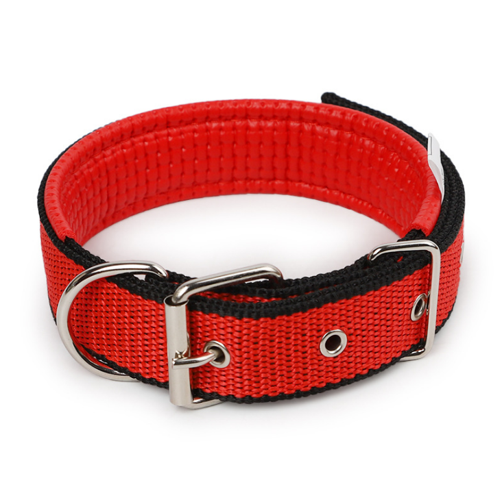 Soft Leather Lined Polypropylene Pet Collar