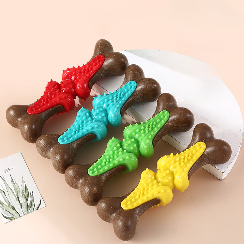 Dog Chew Toy For Large Dogs, Rubber Bone Dog Toys For Aggressive Chewers Large Breed, Teething Chew Toys Medium Dogs, Interactive Dental Hea