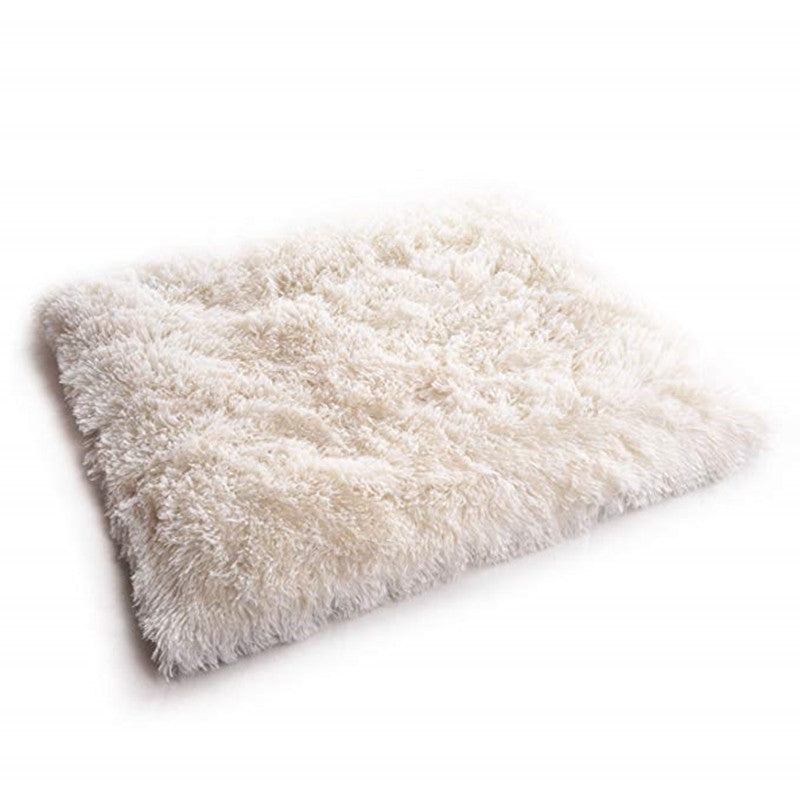 Dual-Purpose Convertible Folding Plush Pet Mat