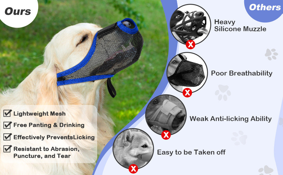 Breathable Mesh Dog Muzzle