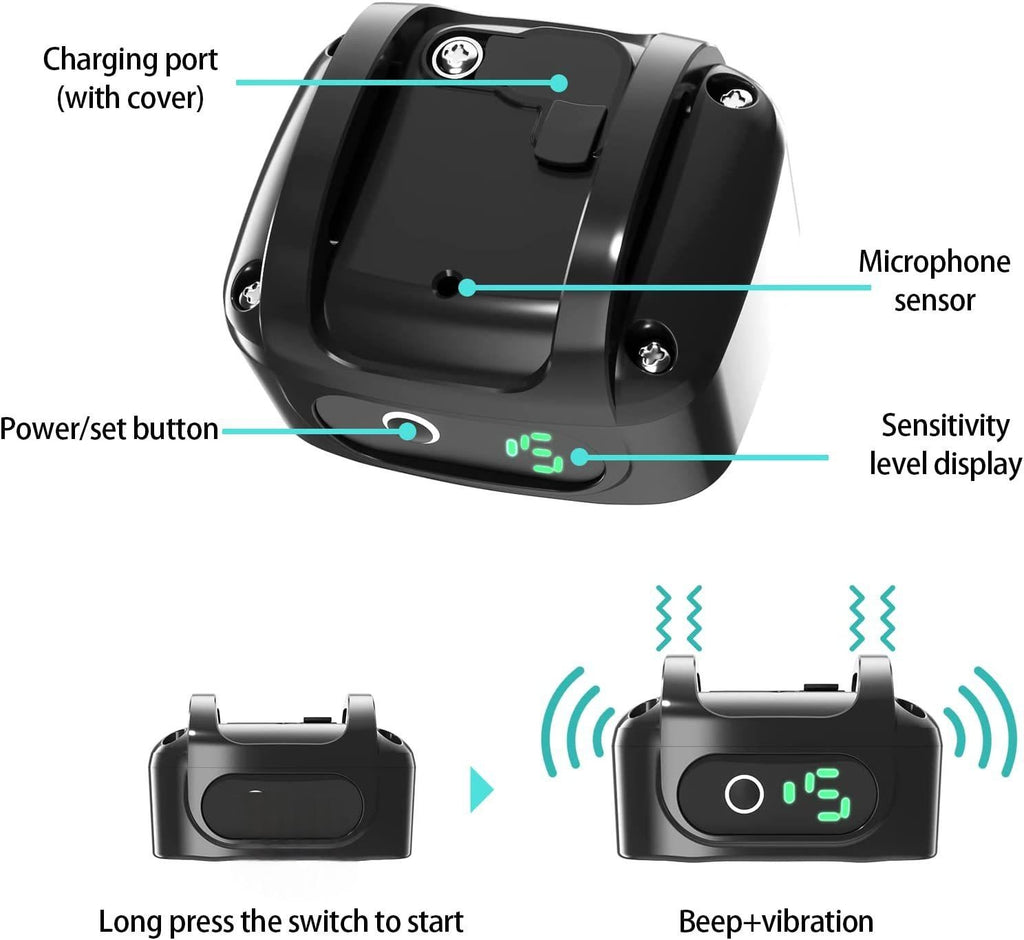 Smart Anti-Bark Dog Collar With Vibration