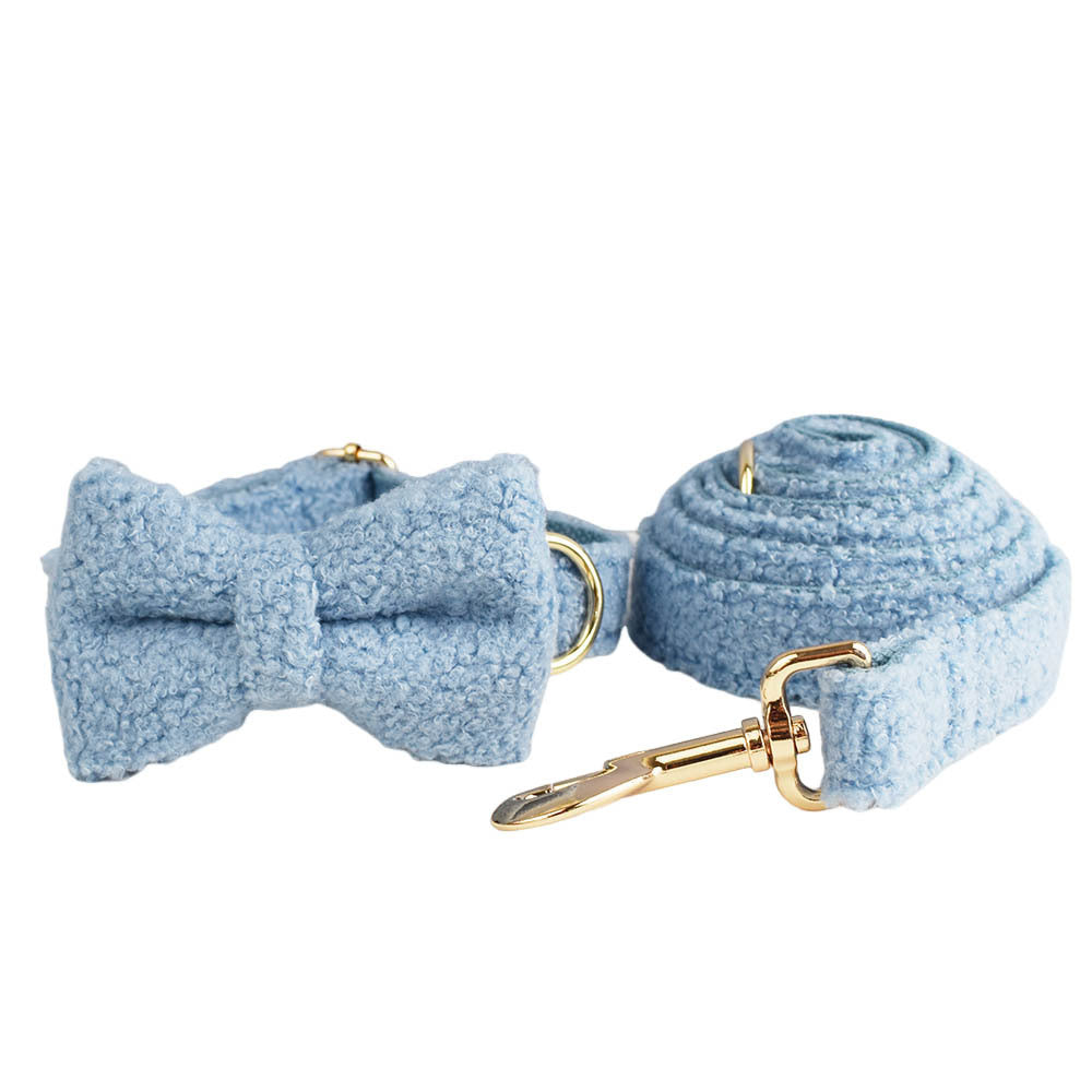 Blue Teddy Bear Dog Collar