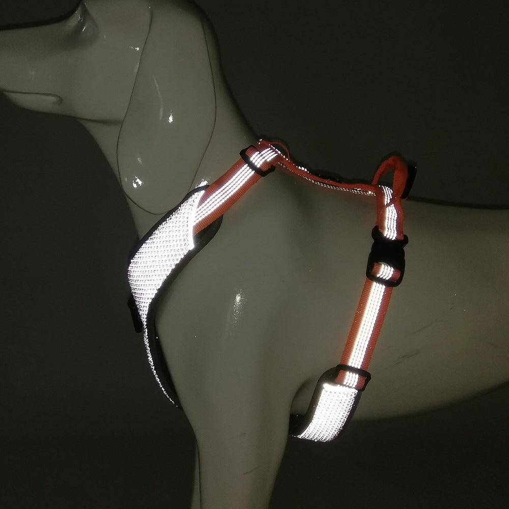 Reflective Nylon Pet Chest Strap