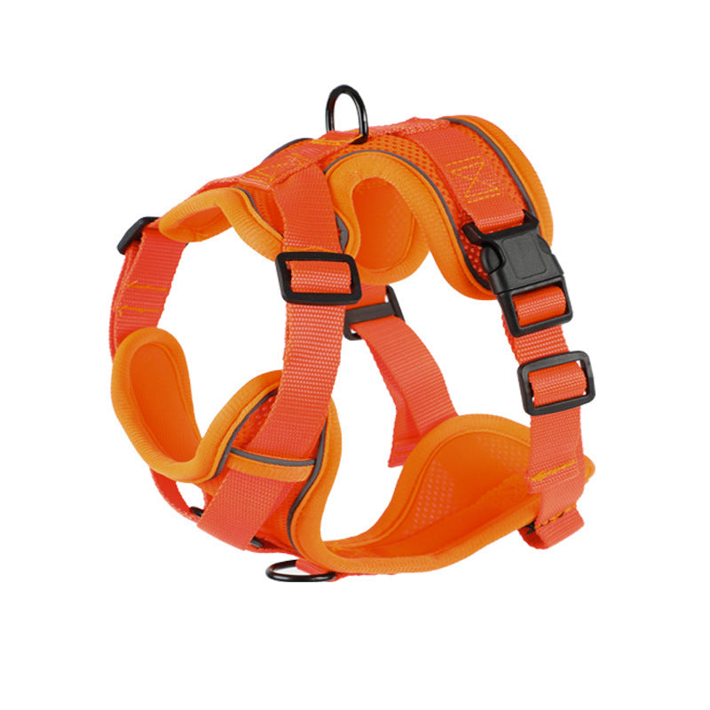 Vest-Style Dog Leash And Harness Set