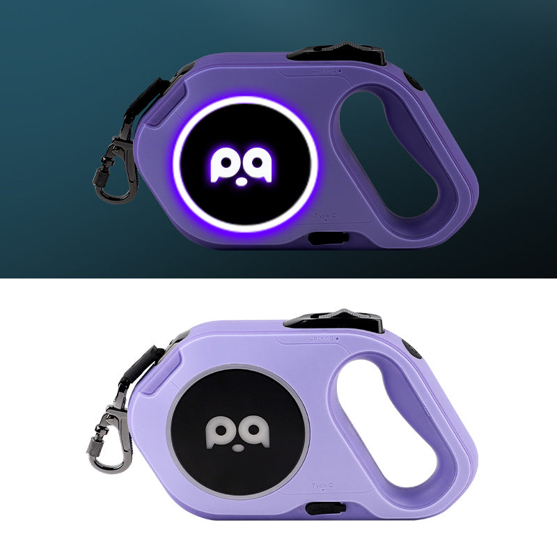 LED Retractable Dog Leash