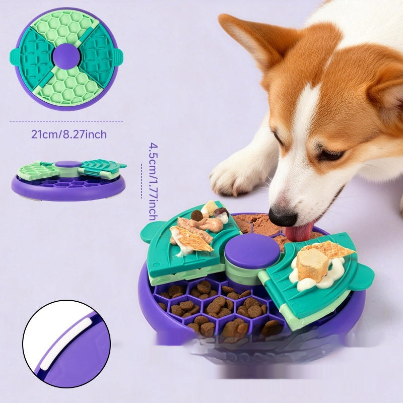 Honeycomb Slow-Feeding Puzzle Bowl