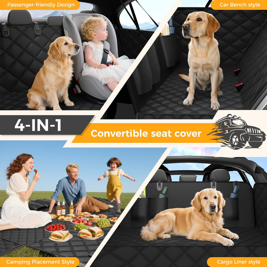 Waterproof Scratch Proof Dog Car Seat Cover
