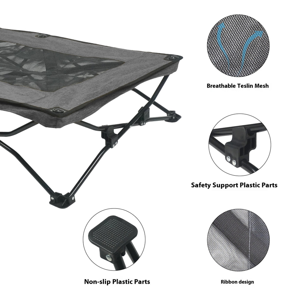 Double Layer Fabric Large Foldable Dog Bed