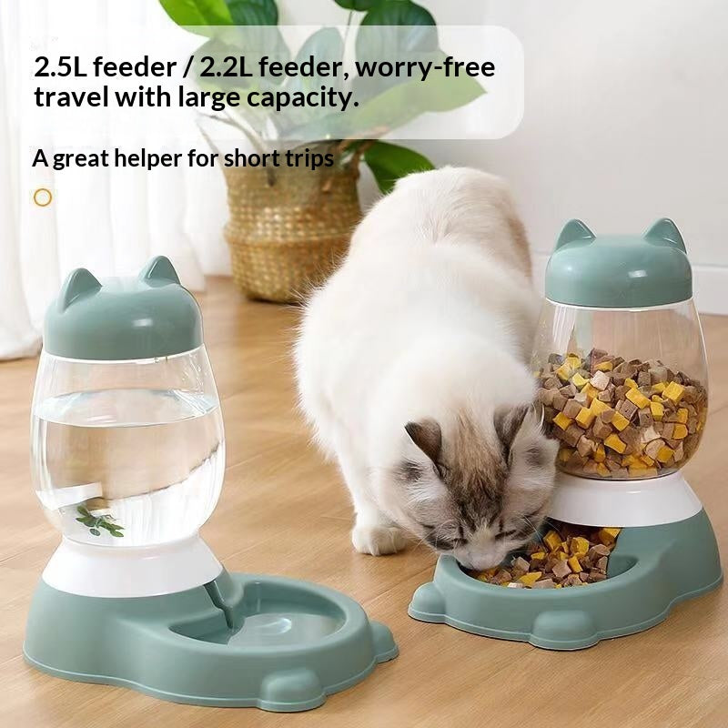 Automatic Pet Feeder, Large-Capacity Pet Bowl