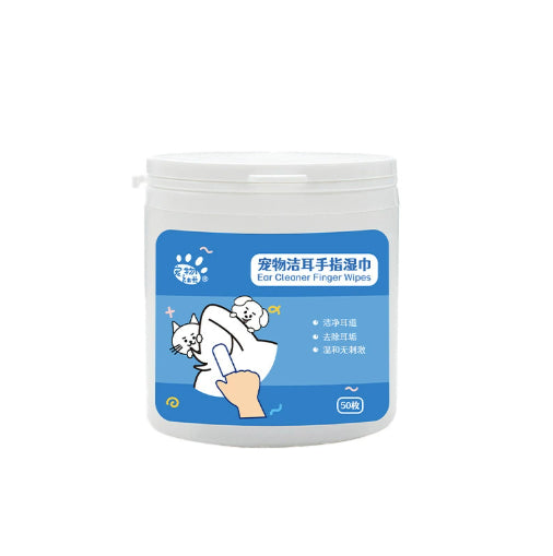 Pet Ear Cleaning Finger Wipes Ear Care Finger Gloves