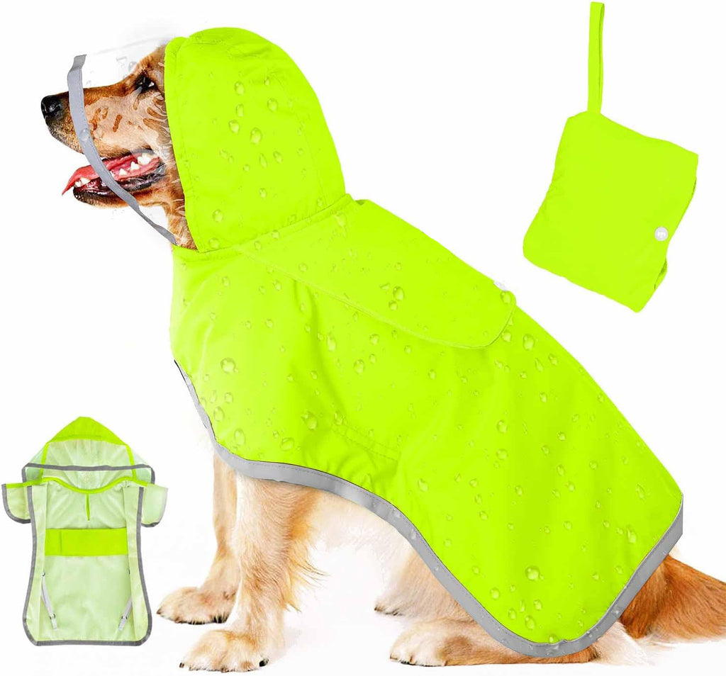 Waterproof Hooded Raincoat For Small Dogs