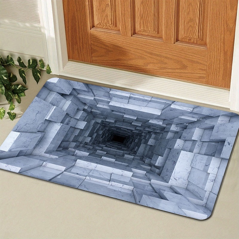 Visual 3D Effect Home Ground Mat Bathroom Non-Slip Absorbent