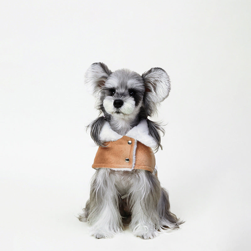 British Style Dog Cloak Coat