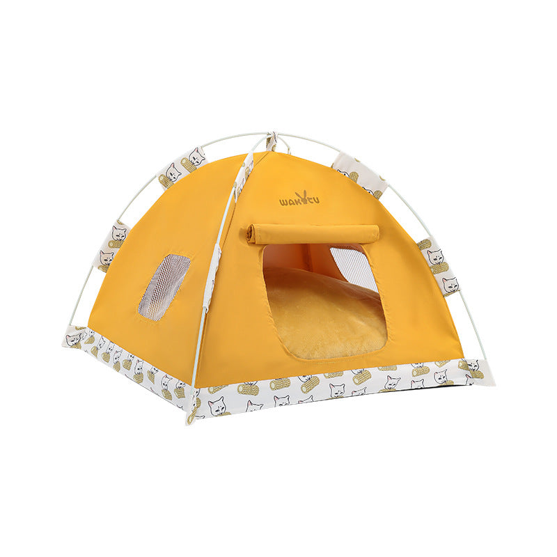 Four-Season Universal Windproof Pet Tentcat Bed For Outdoor Camping