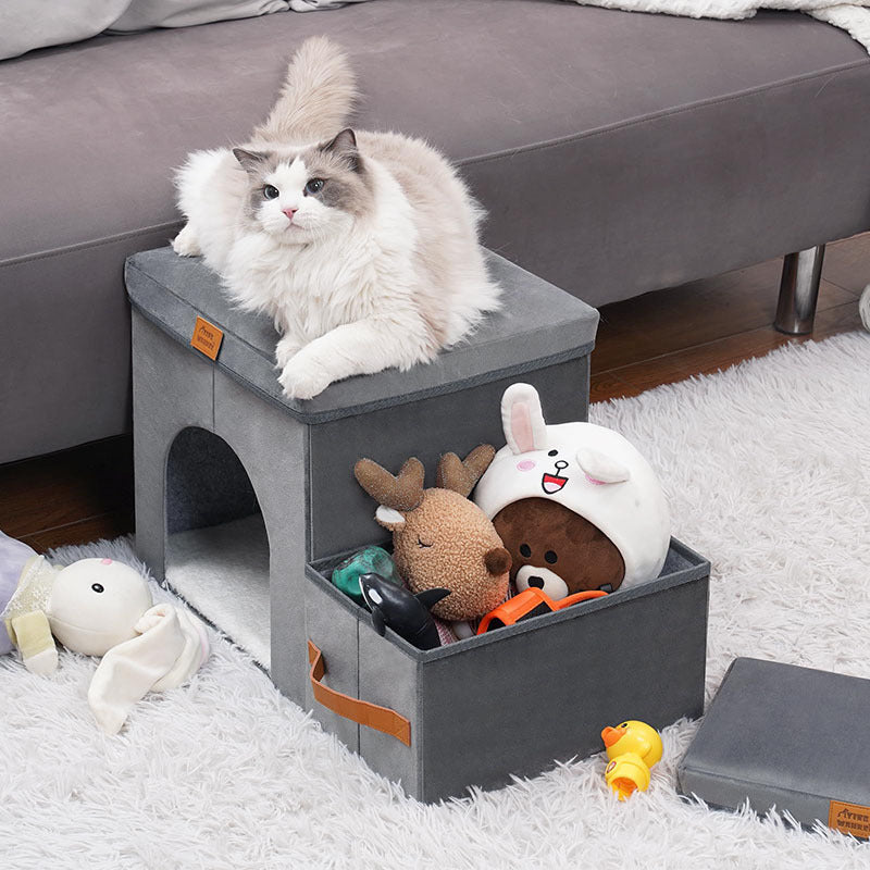 Foldable Pet Storage Stairs For Dogs