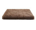 Plush Square Memory Foam Dog Bed