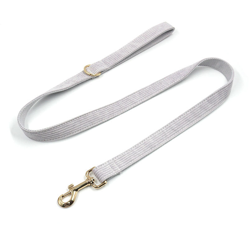 Corduroy Dog Collar With DIY Lettering