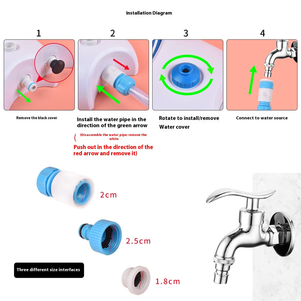 Pet Outdoor Foot Pressure Automatic Water Dispenser