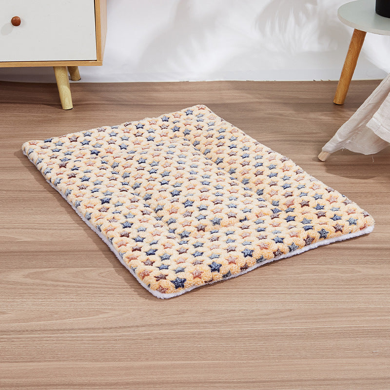Warm Plush Dog Bed Mat