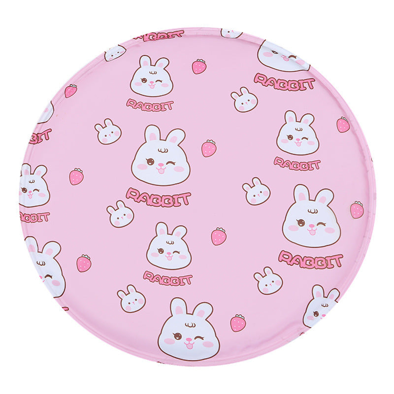 Pet Ice Mat Round Gel Dog Multifunctional Cooling Cool Pad