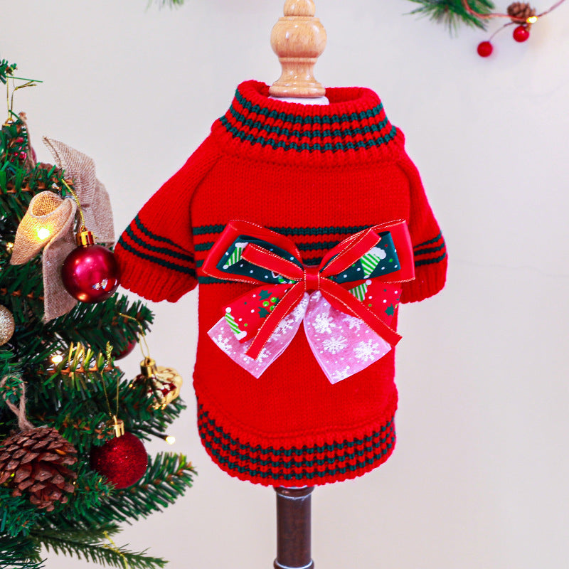 Warm Christmas New Year Dog Clothes