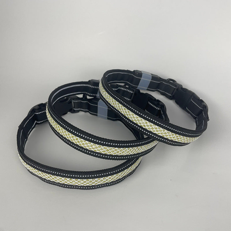 Usb Charging Shiny Dog Collar