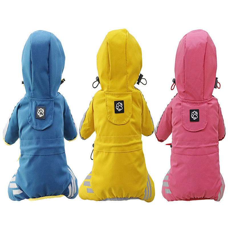 Waterproof Full-Coverage Dog Raincoat