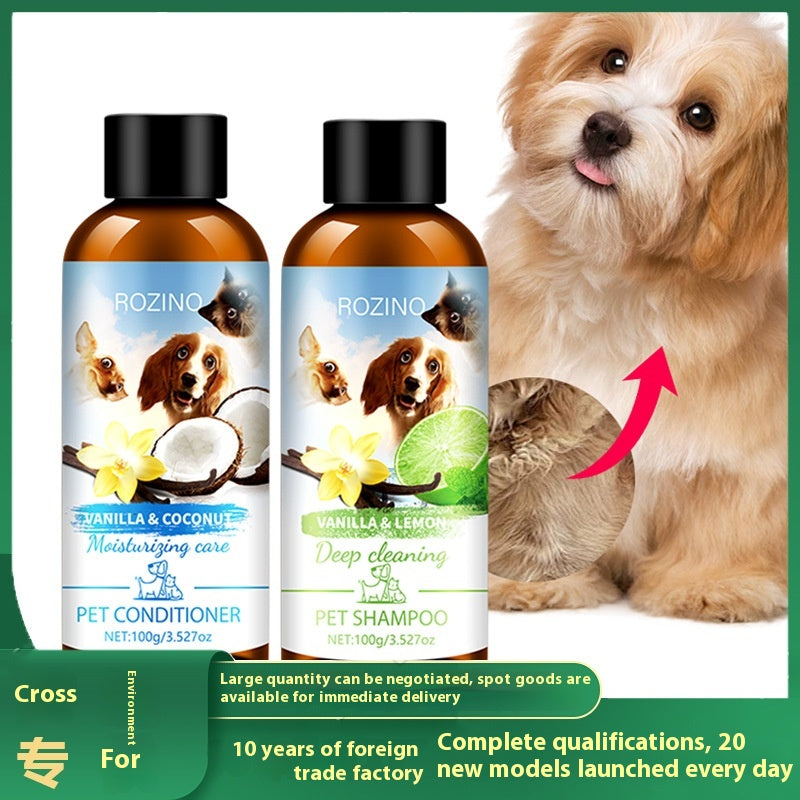 Pet Wash Shampoo and Conditioner Set