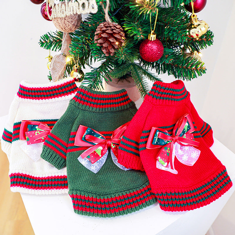 Warm Christmas New Year Dog Clothes