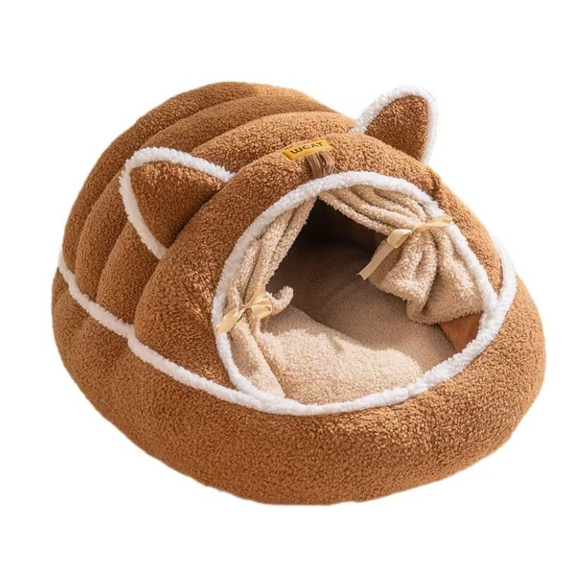 Warm Pet Bed Soft And Comfortable For A Cozy Sleep