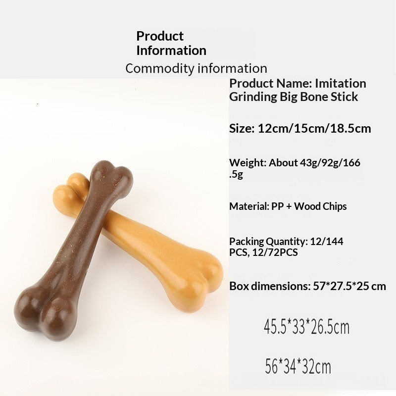 Dog Chew Toy Bone Stick Durable And Bite-Resistant