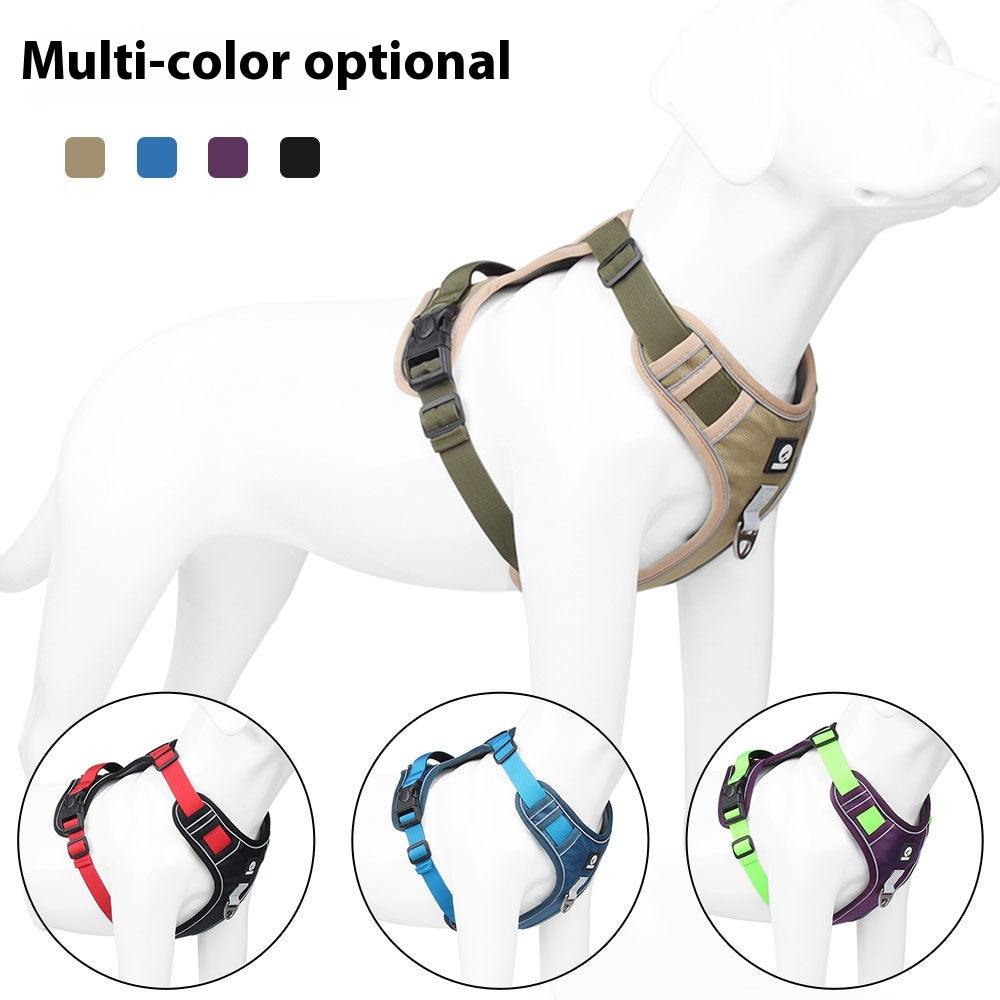 Dog Hand Holding Rope Explosion-Proof Handle Chest Back Large Dog