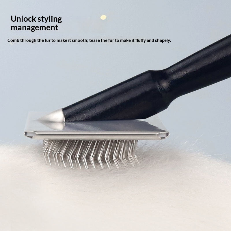 Lamou Comb Fluffy Beauty Brush Bristle Floating Hair Wooden Comb