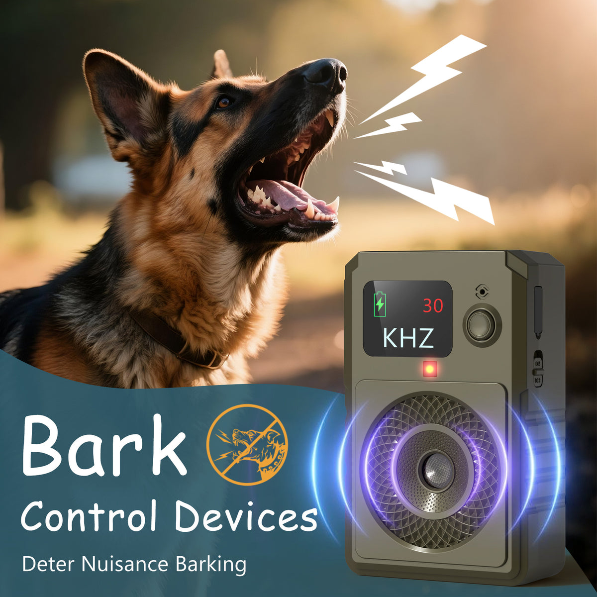 Ultrasonic Anti-Barking Device Model 801