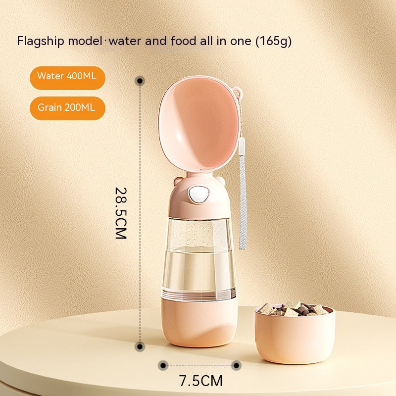 Portable Pet Water and Food Container
