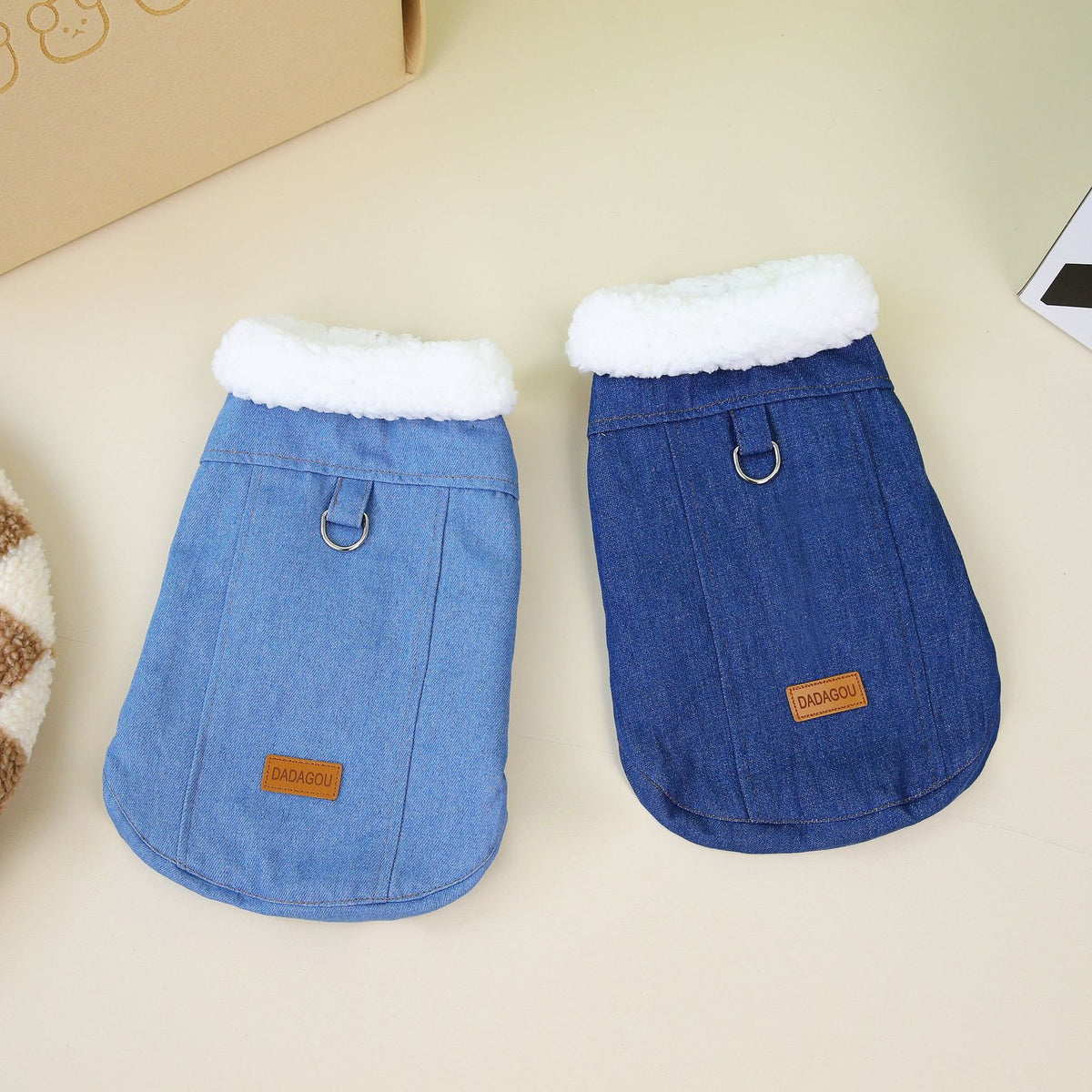 Corgi Denim Cotton Dog Coat