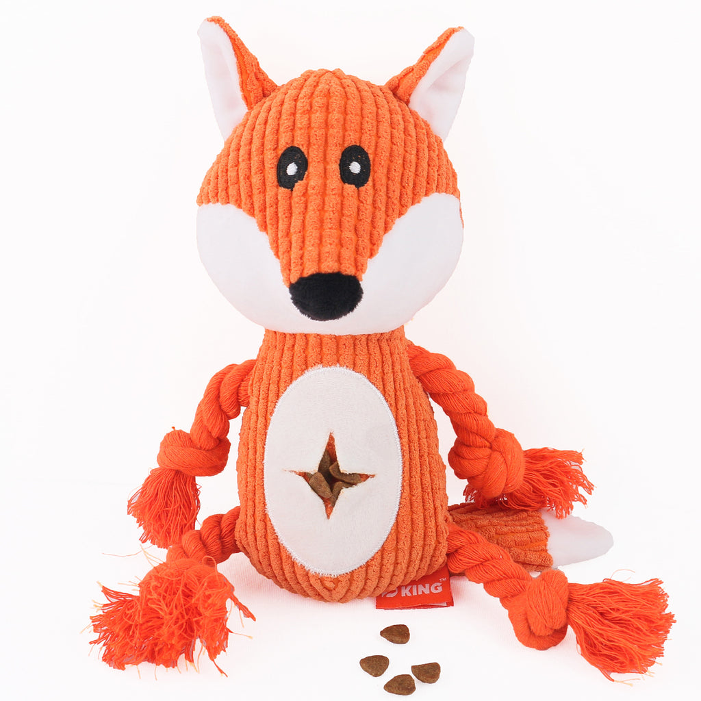 Knot-Interactive Sturdy And Bite-Resistant Plush Dog Toy